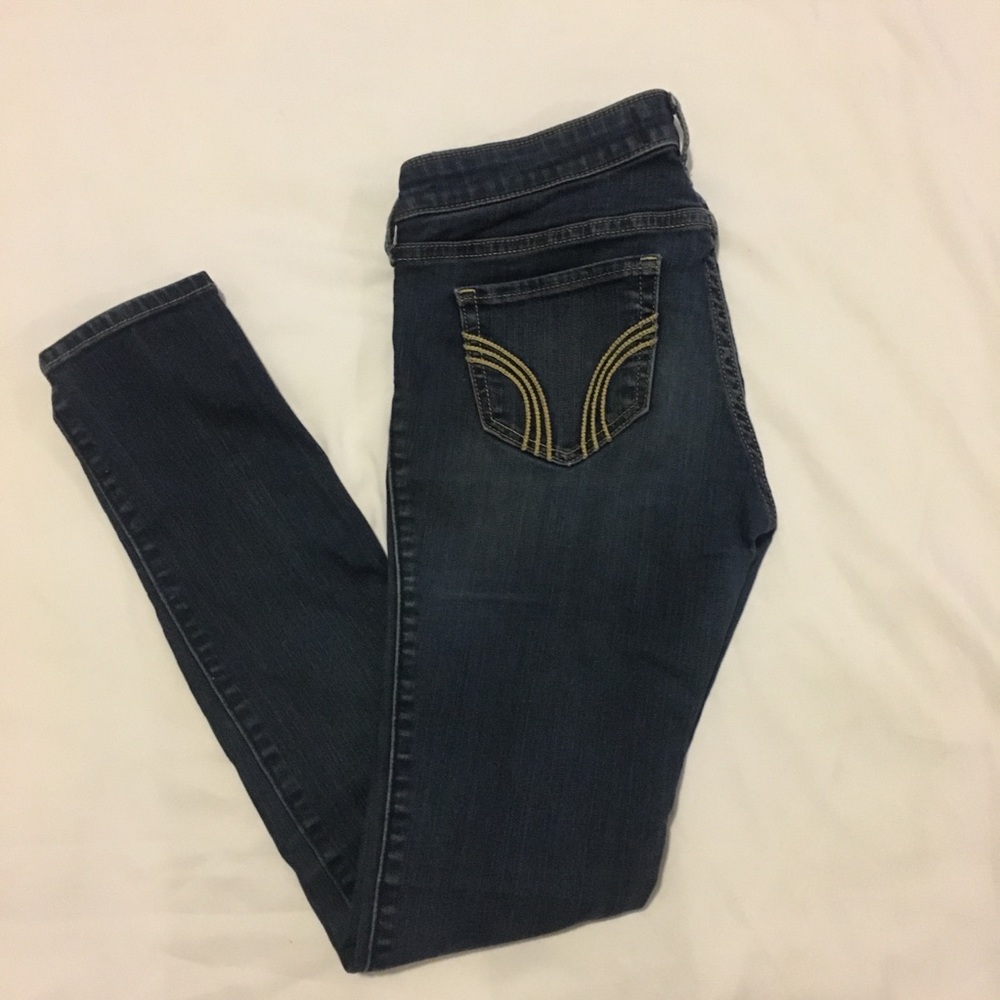 Hollister crop ankle skinny jeans